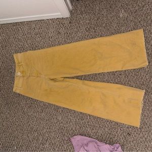 Zara yellow jeans